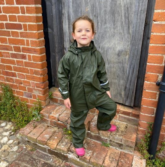 Castle Kids Splashflex Jacket Navy 2