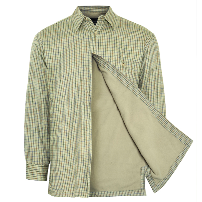 Champion Cartmel Men's Fleece Lined Shirt Stone 1