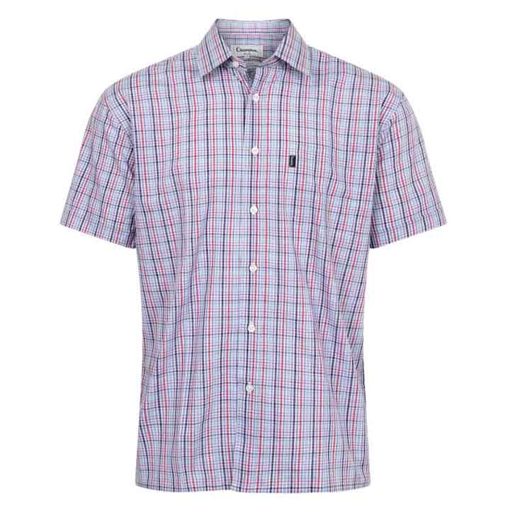 Champion-Poole-Men's-Short-Sleeve-Shirt-Red-2