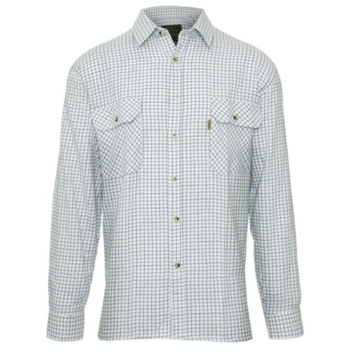 Champion Tattersall Men's Check Shirt Blue 1