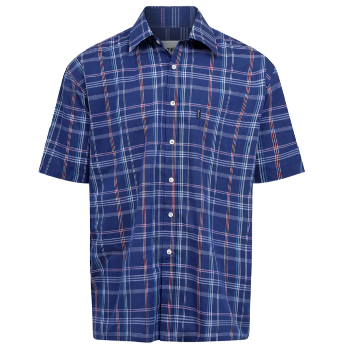 Champion Whitby Men's Casual Check Short Sleeve Shirt 1