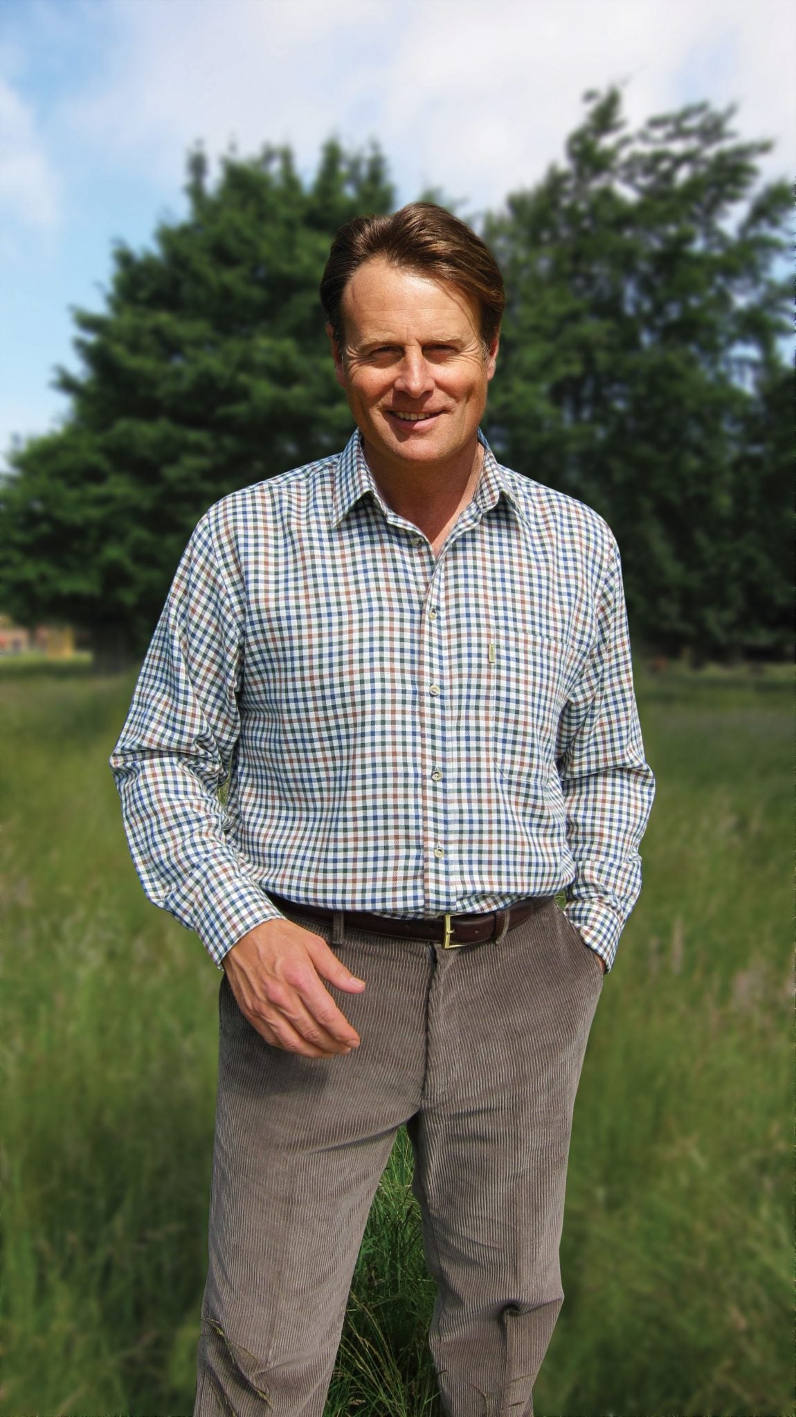 Champion York Men's Shirt Brown Check 2