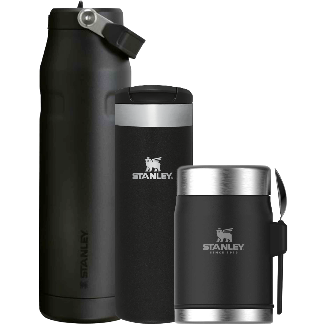 Stanley Black Bundle – Aerolight, Food Jar & Iceflow