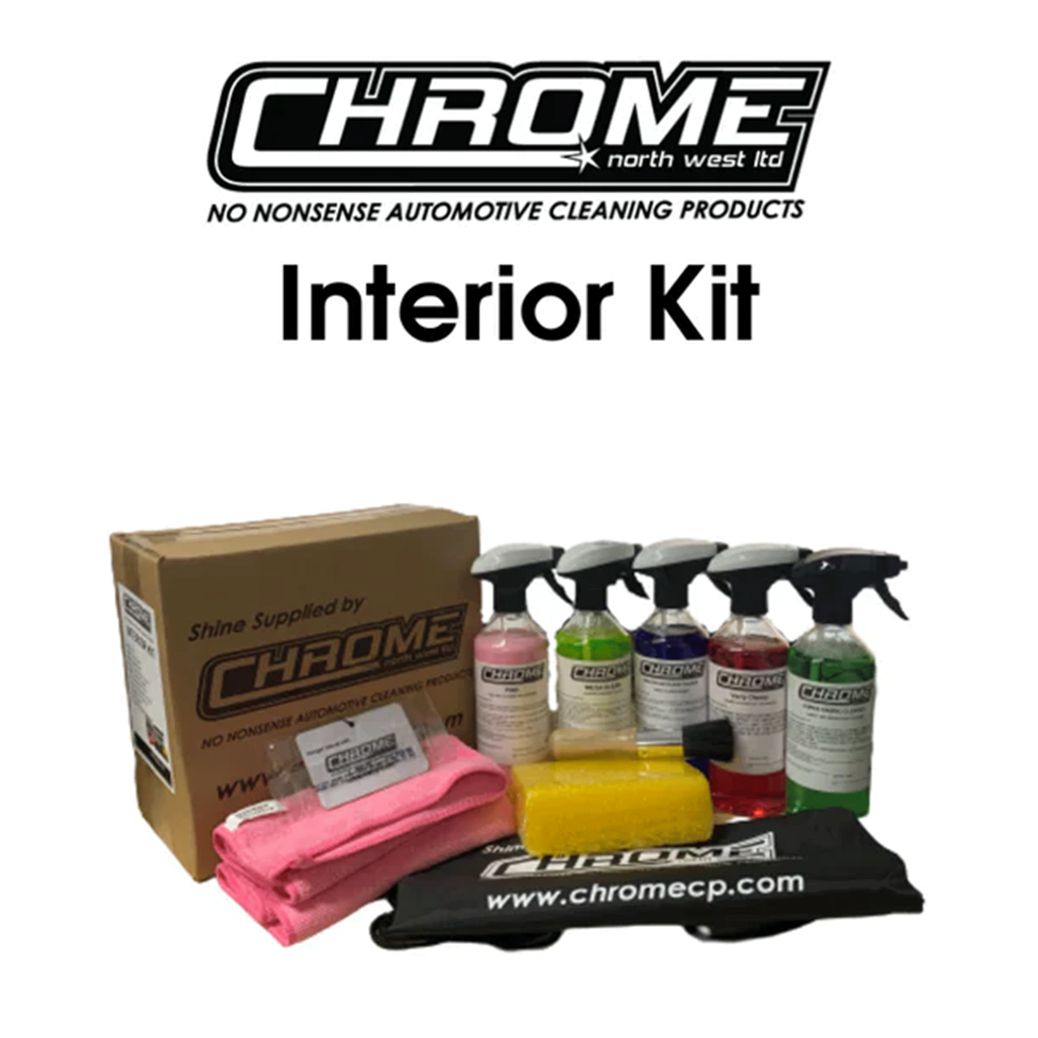 Chrome Interior Car Cleaning Kit