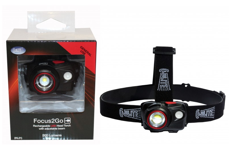 Clulite HL21 Focus2Go Rechargeable Head Torch 5