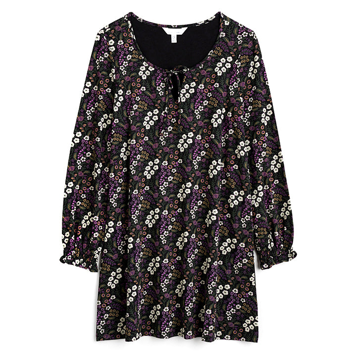 Composition Tunic - Floral Botany Onyx - 1