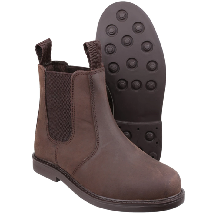 Cotswold Kids Camberwell Pull On Dealer Boots Brown 1