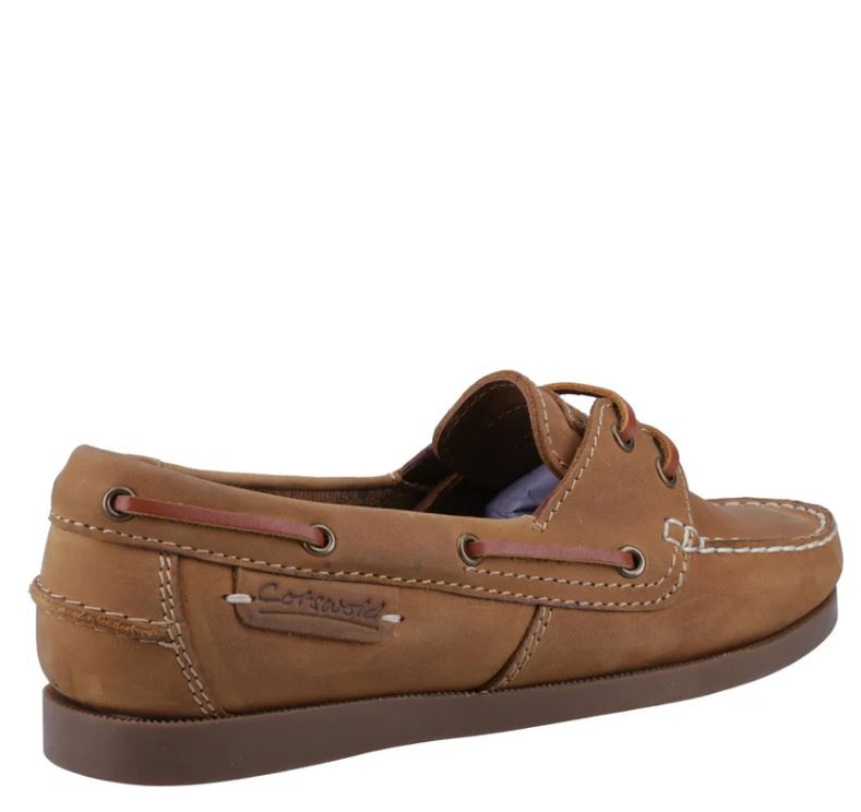 Cotswold Waterlane Ladies Deck Shoe Camel 2
