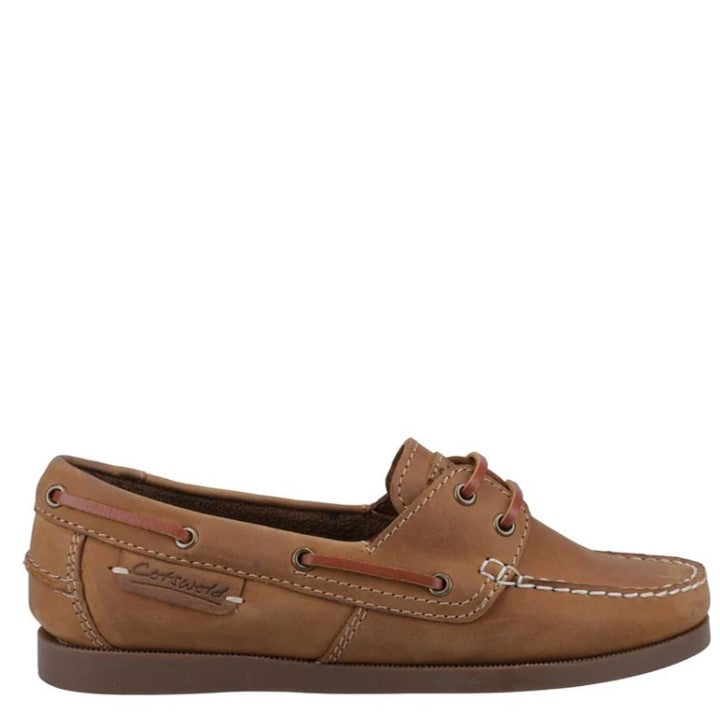 Cotswold Waterlane Ladies Deck Shoe Camel 4