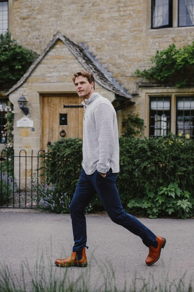 Cotswold Cirencester Tan Chelsea Brogues