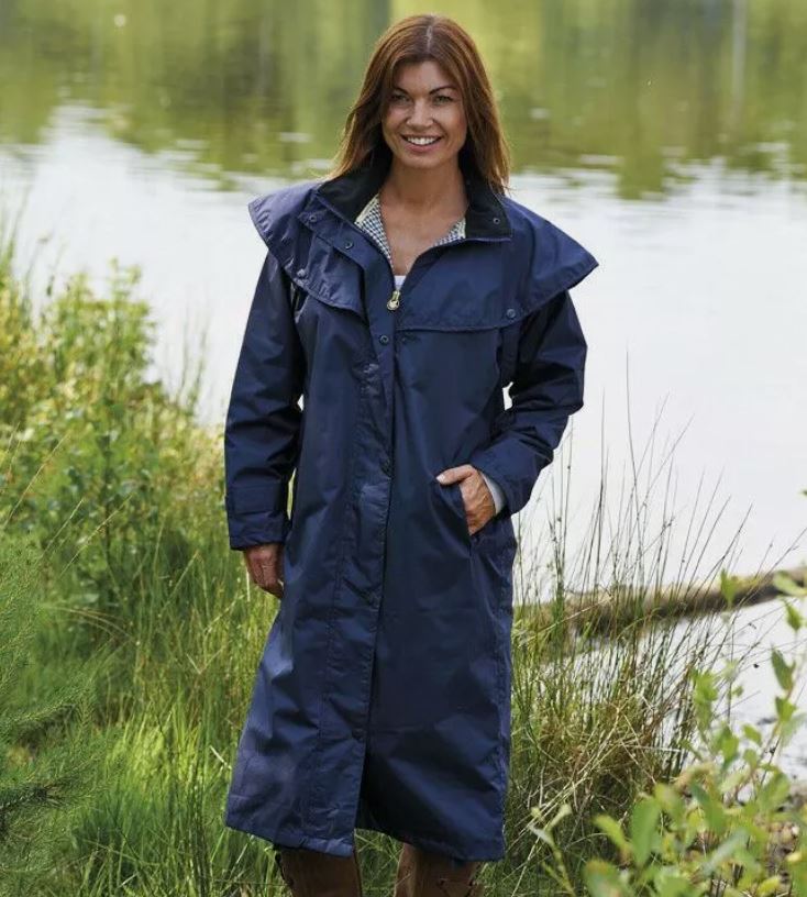 Country Estate Women's Sandringham Riding Coat Navy 3