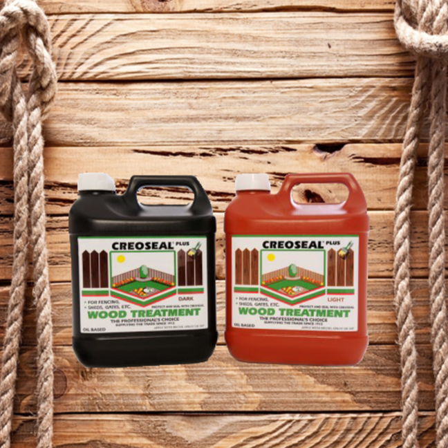 Creoseal Plus Wood Treatment 4 Litre (Light & Dark Brown)
