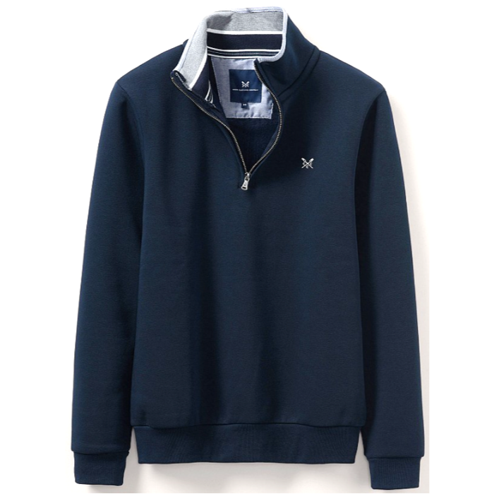 Crew Classic Men's Half Zip Sweatshirt Navy 1