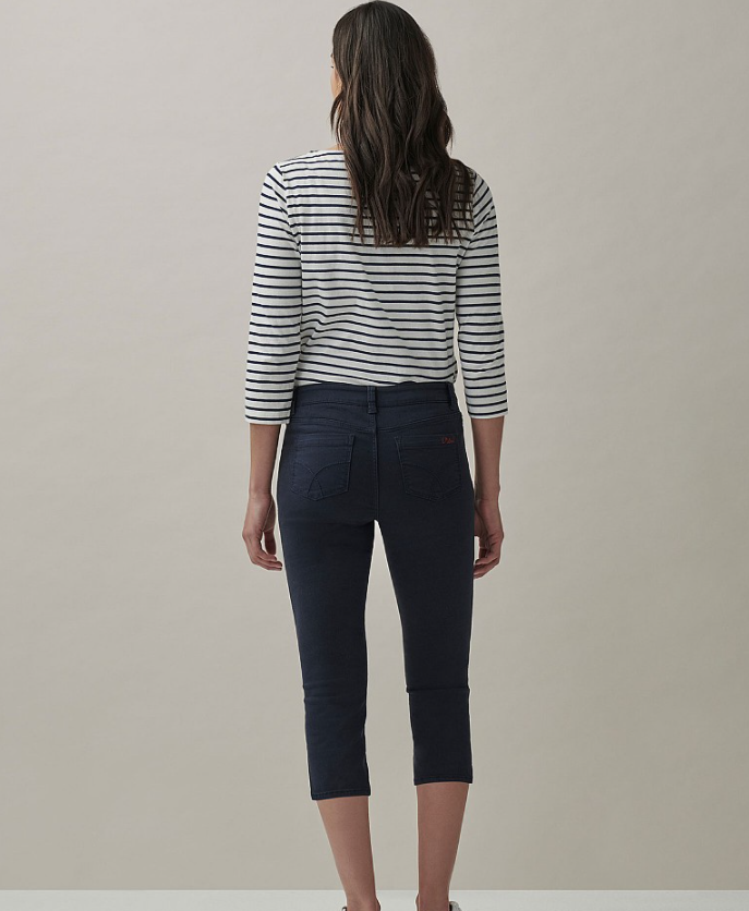 Crew Clothing Ladies Cropped Jeans Heritage Navy 5