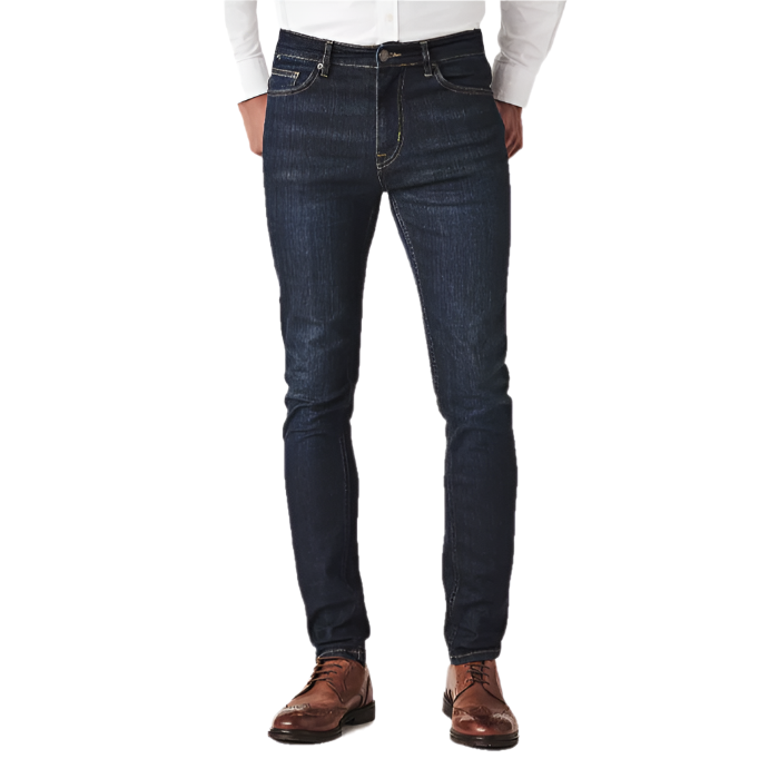 Crew Clothing Spencer Slim Leg Jeans Vintage Blue 1