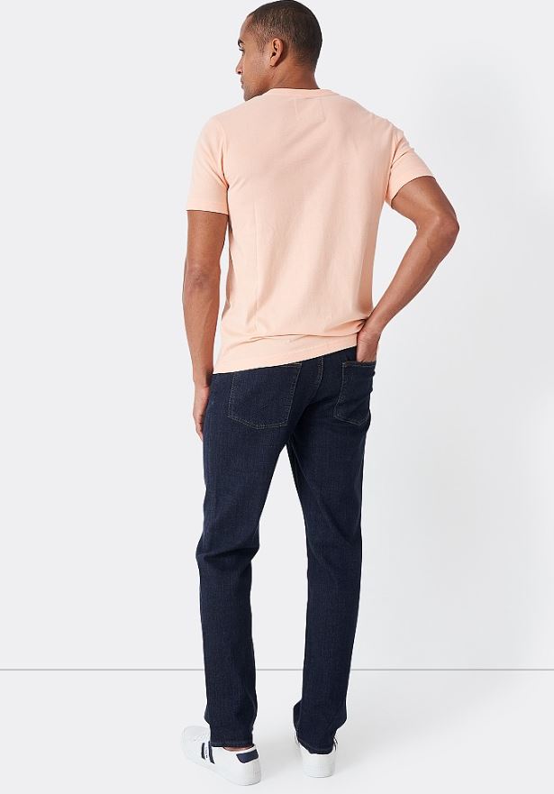 Crew Parker Straight Leg Jeans Indigo Blue 3