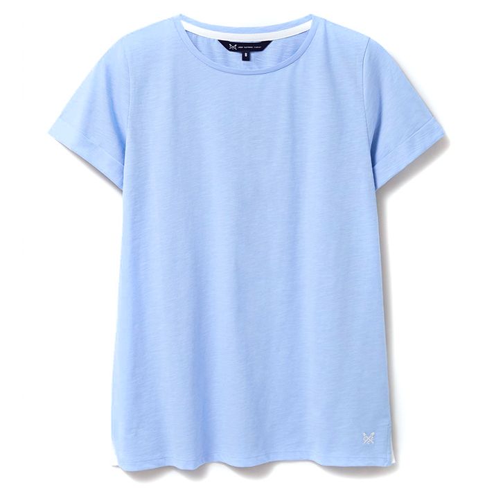 Crew Perfect Slub T-Shirt Powder Blue 1