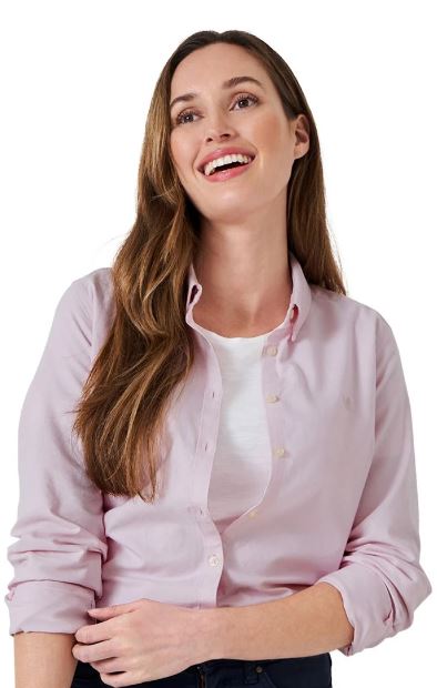 Crew Women's Bracken Oxford Shirt Pink 5