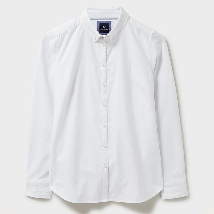 Crew Women's Bracken Oxford Shirt White 1