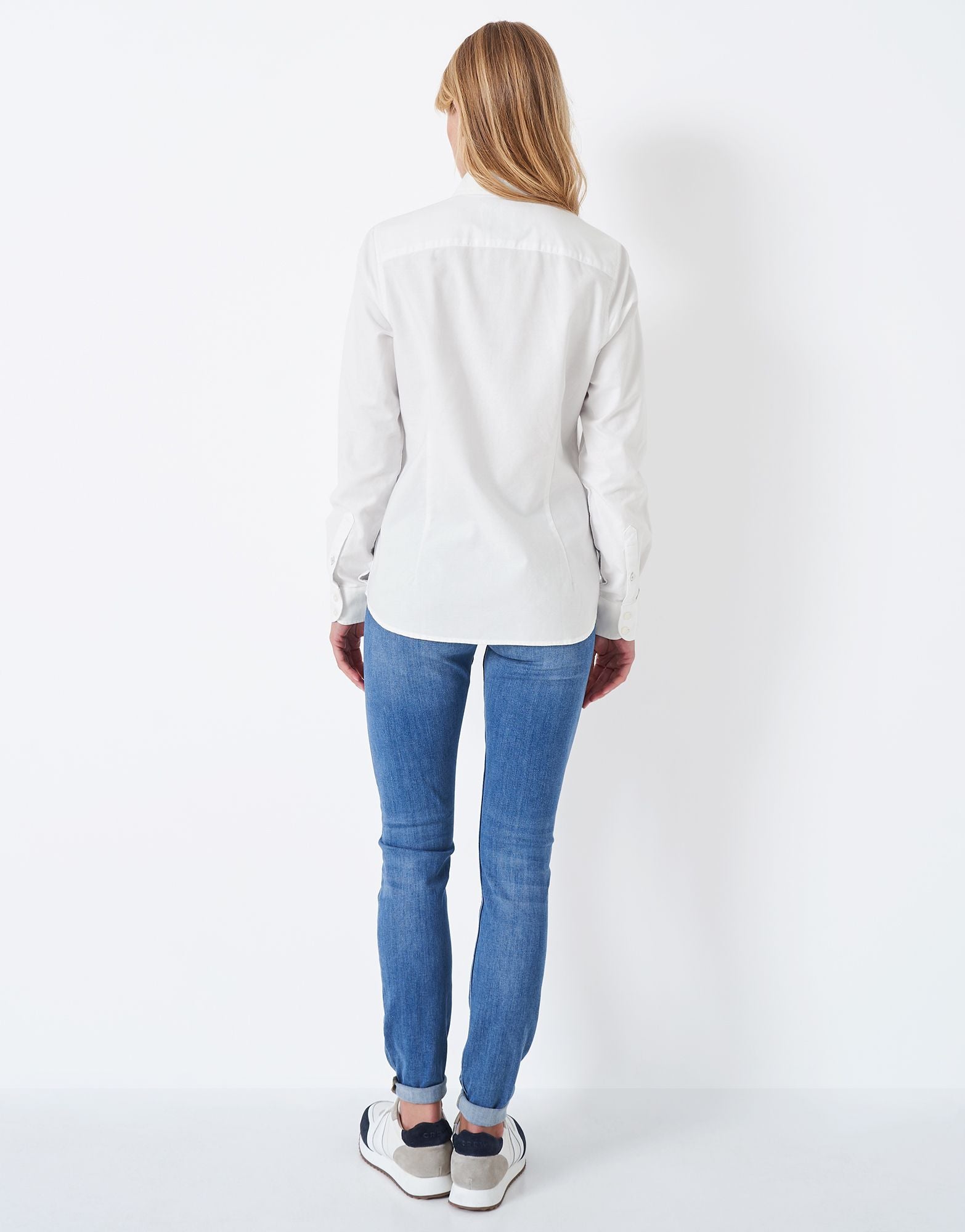 Crew Women's Bracken Oxford Shirt White 2