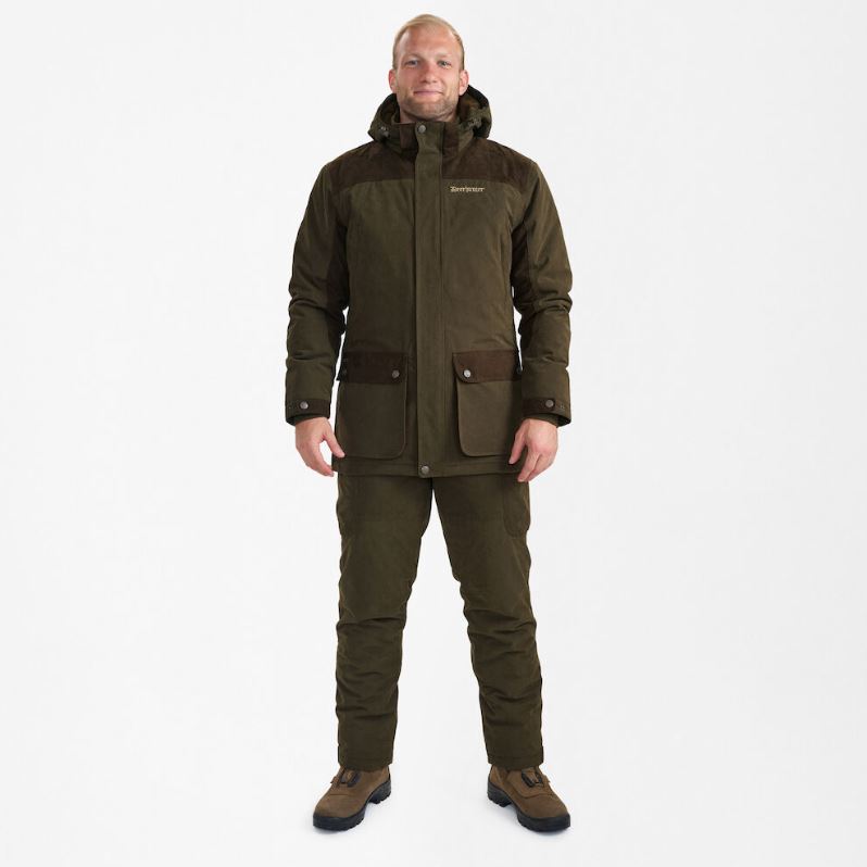 Deerhunter Men's Eagle Winter Jacket & Trousers Tarmac Green