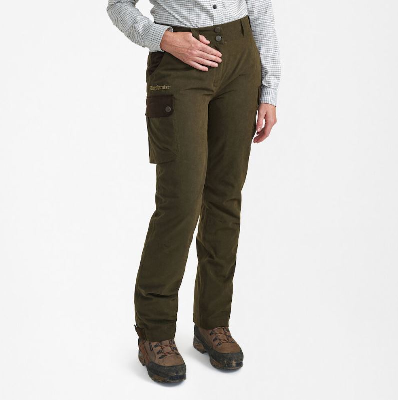 Deerhunter Women's Eagle Winter Trousers Tarmac Green 1