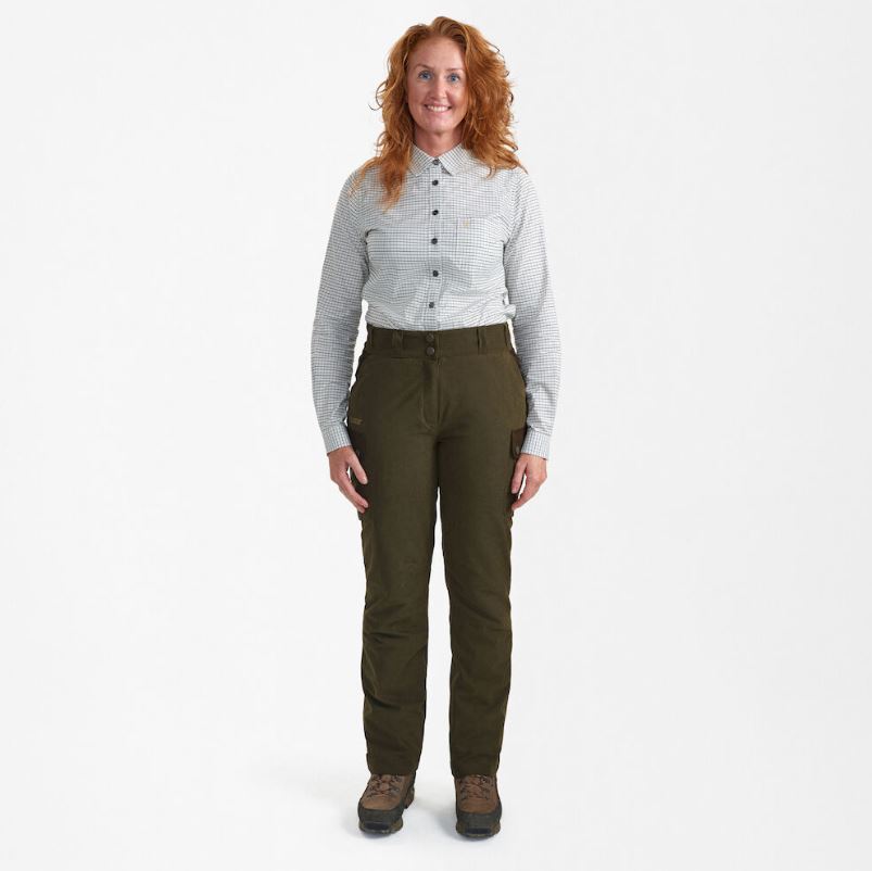 Deerhunter Women's Eagle Winter Trousers Tarmac Green 3