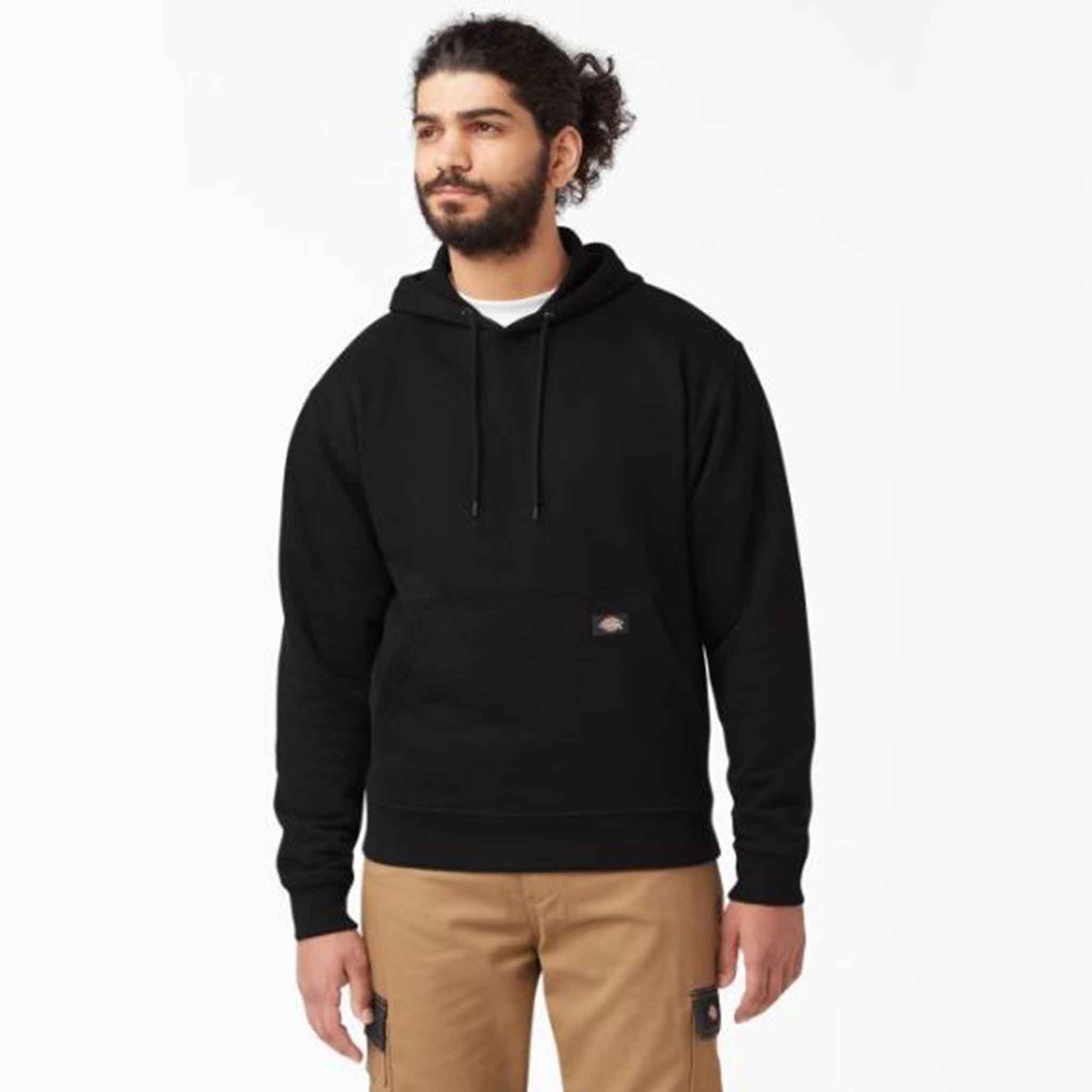 Dickies-Everyday-Men's-Fleece-Hoodie-Black-1