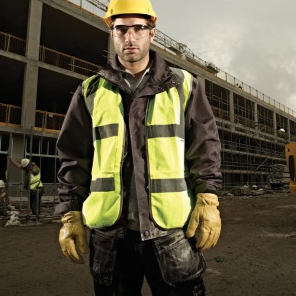 Dickies Hi-Visibility Highway Safety Waistcoat Yellow 2