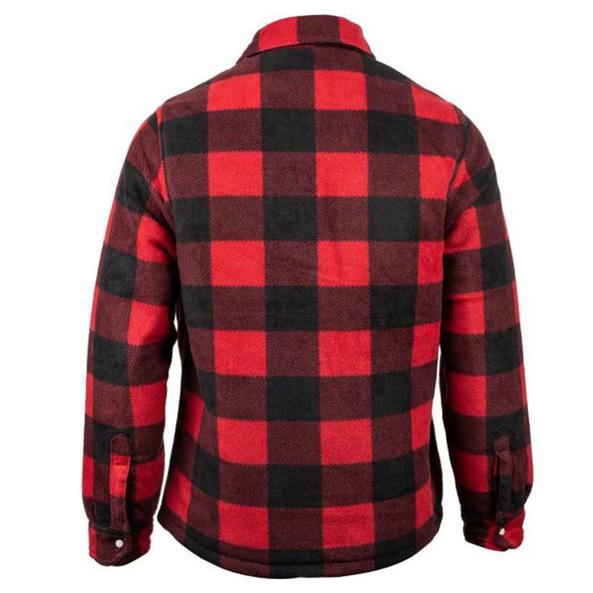 Dickies-Portland-Men's-Padded-Shirt-Jacket-Red-2