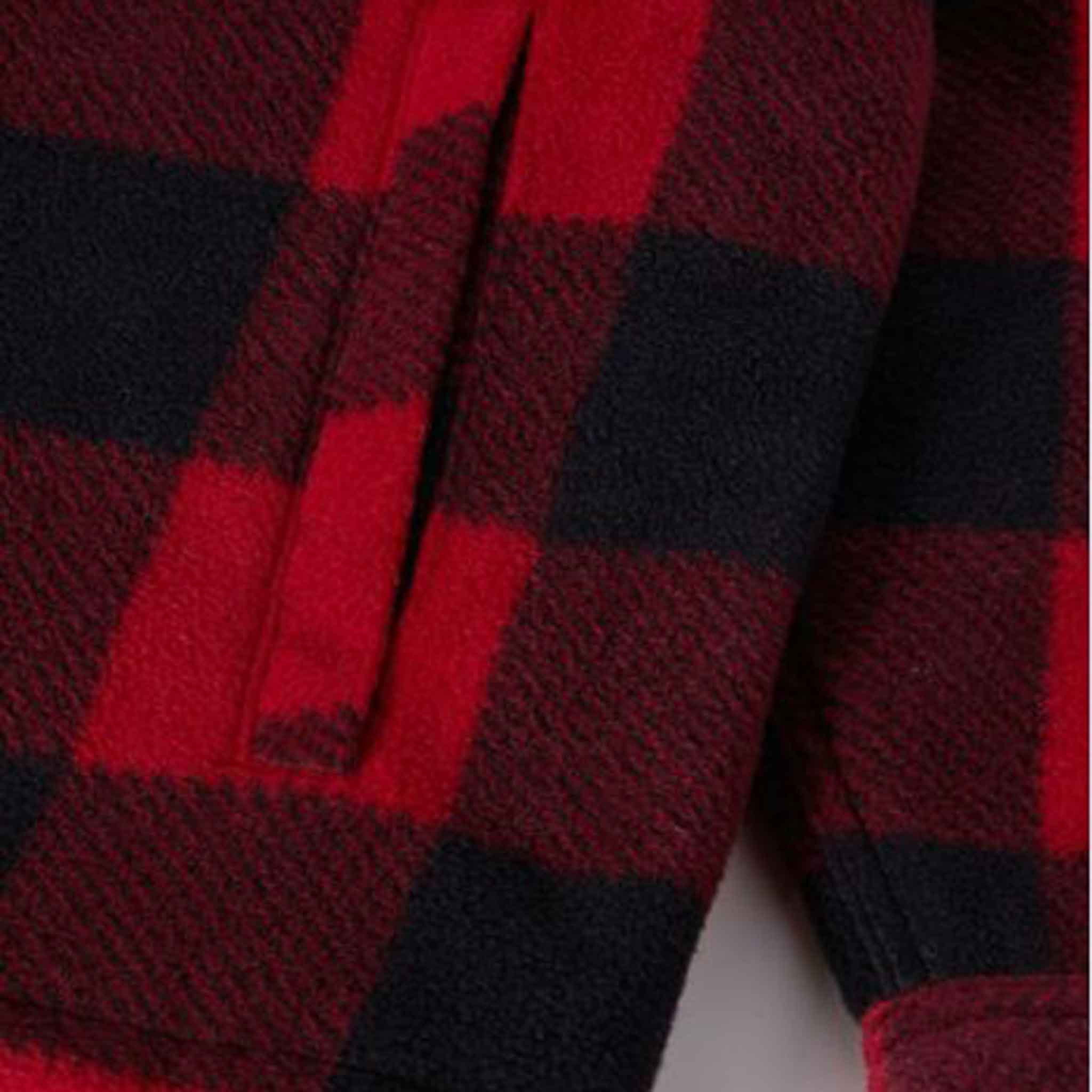 Dickies-Portland-Men's-Padded-Shirt-Jacket-Red-4