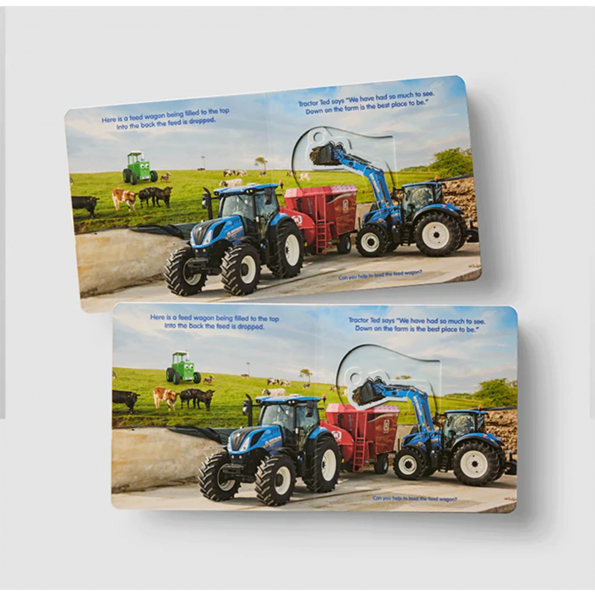 Tractor Ted Down on the Farm Push-Pull-Slide Book