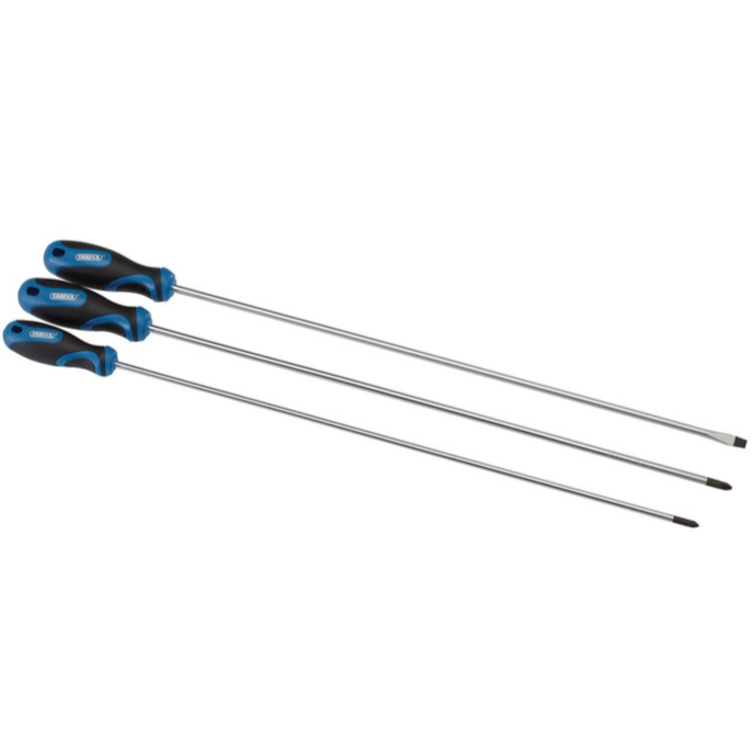 Draper 32603 450mm Extra Long Reach Screwdriver Set (3 piece)