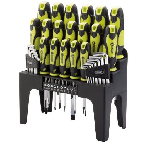 Draper 44pc Screwdriver, Hex Key & Bit Set 1