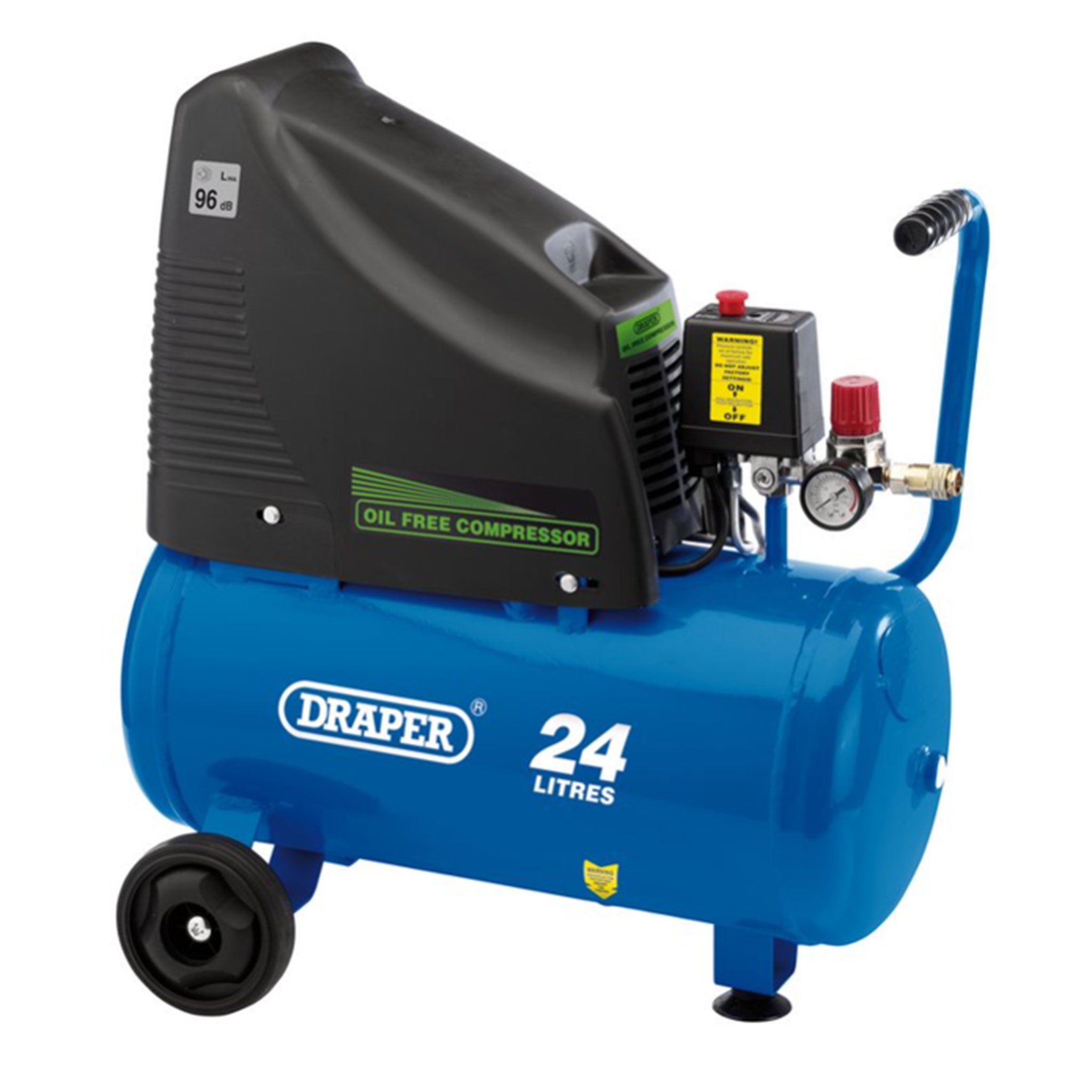 Draper-90126-230V-Oil-Free-Air-Compressor-&-Tool-Kit