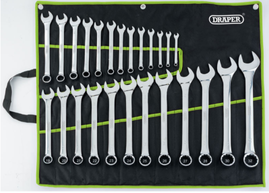 Draper 97918 Combination Spanner Set (25 Piece) 3