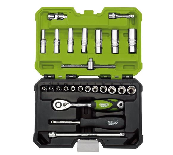 Draper Expert 04463 Qtr Inch Metric Socket Set (25 Piece) 1