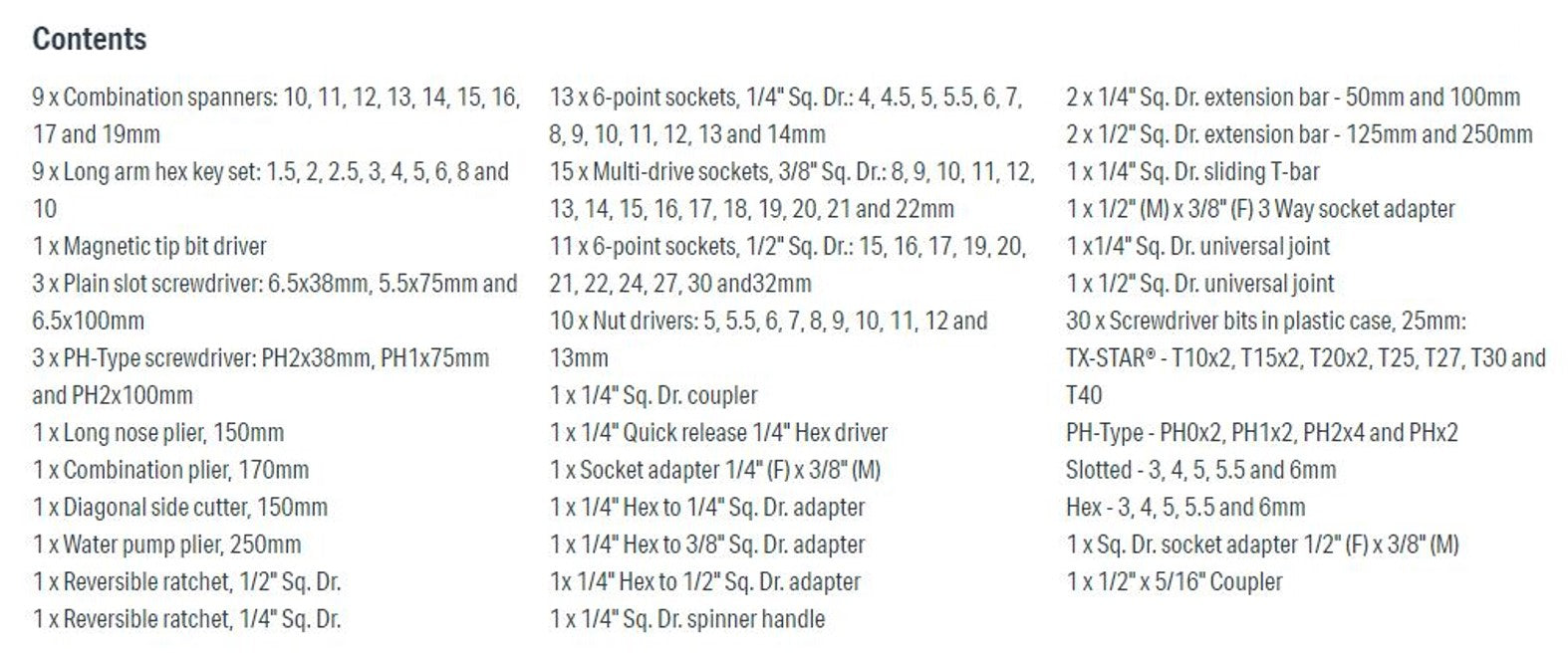 Draper Expert 127pc Mechanic's Tool Kit 4