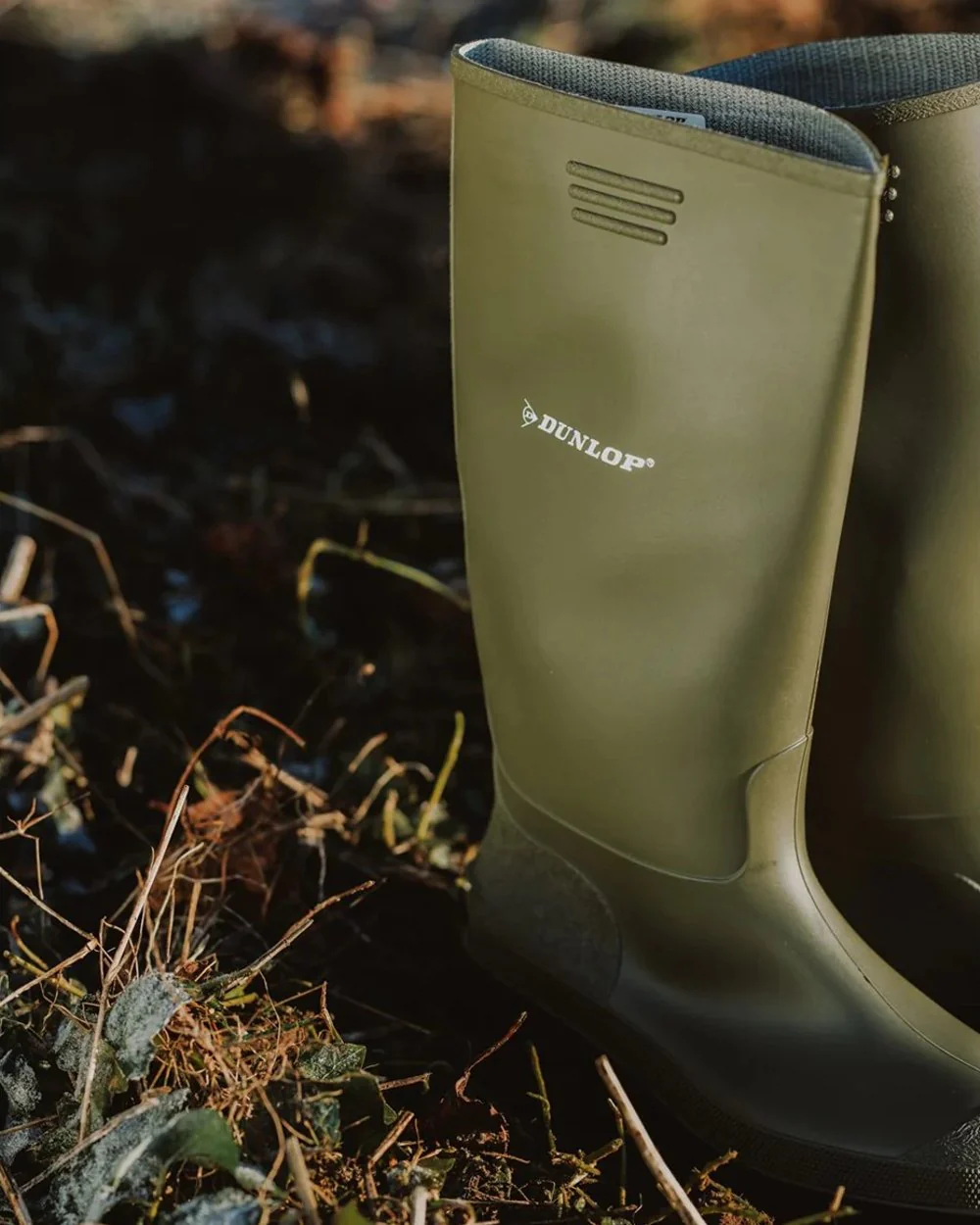 Dunlop Pricemaster Green PVC Wellington Boot
