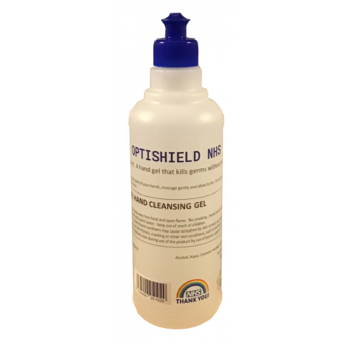 EXOL Optishield Neat Hand Sanitiser Gel 500ml