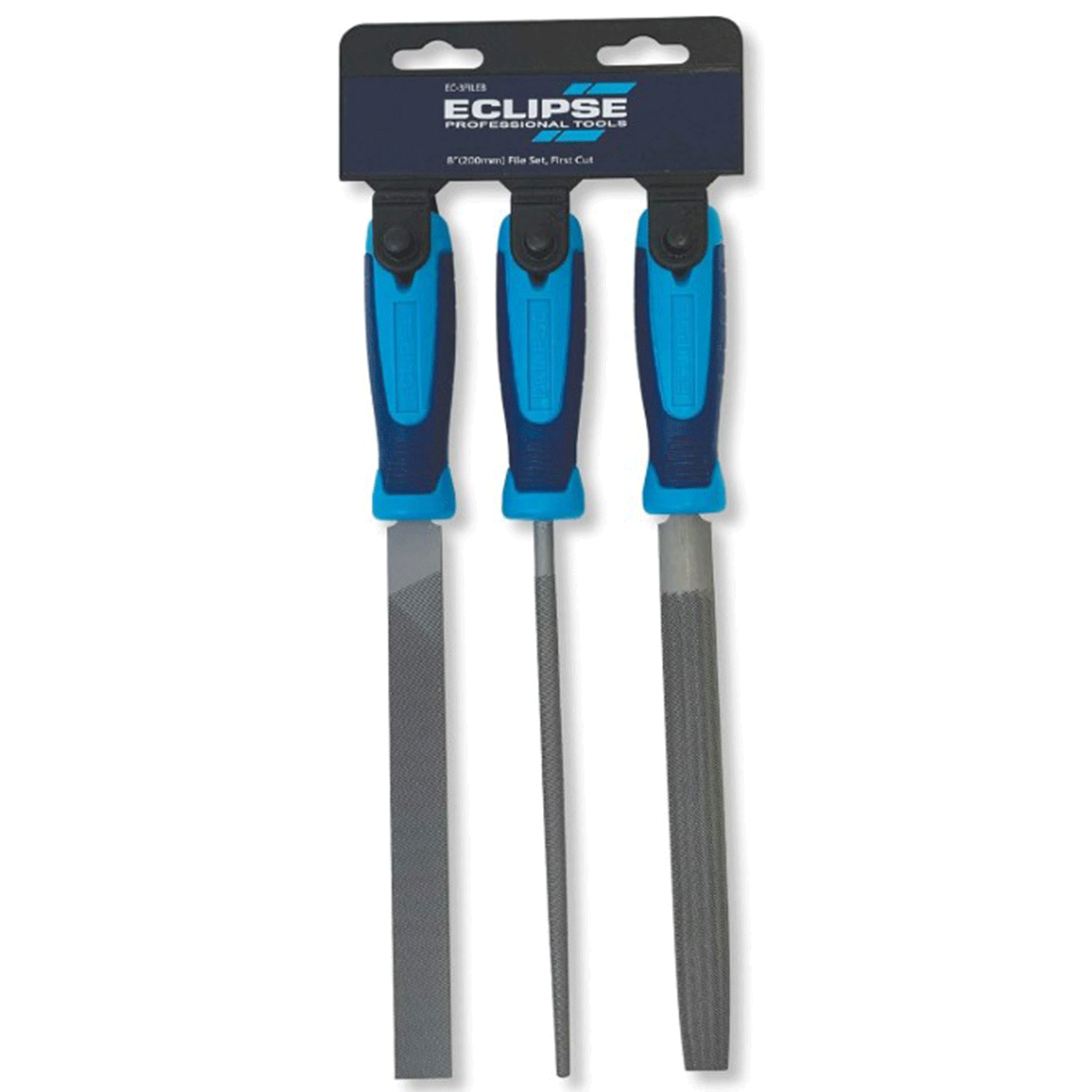 Eclipse 3pc Engineers File Set 8" (200mm)
