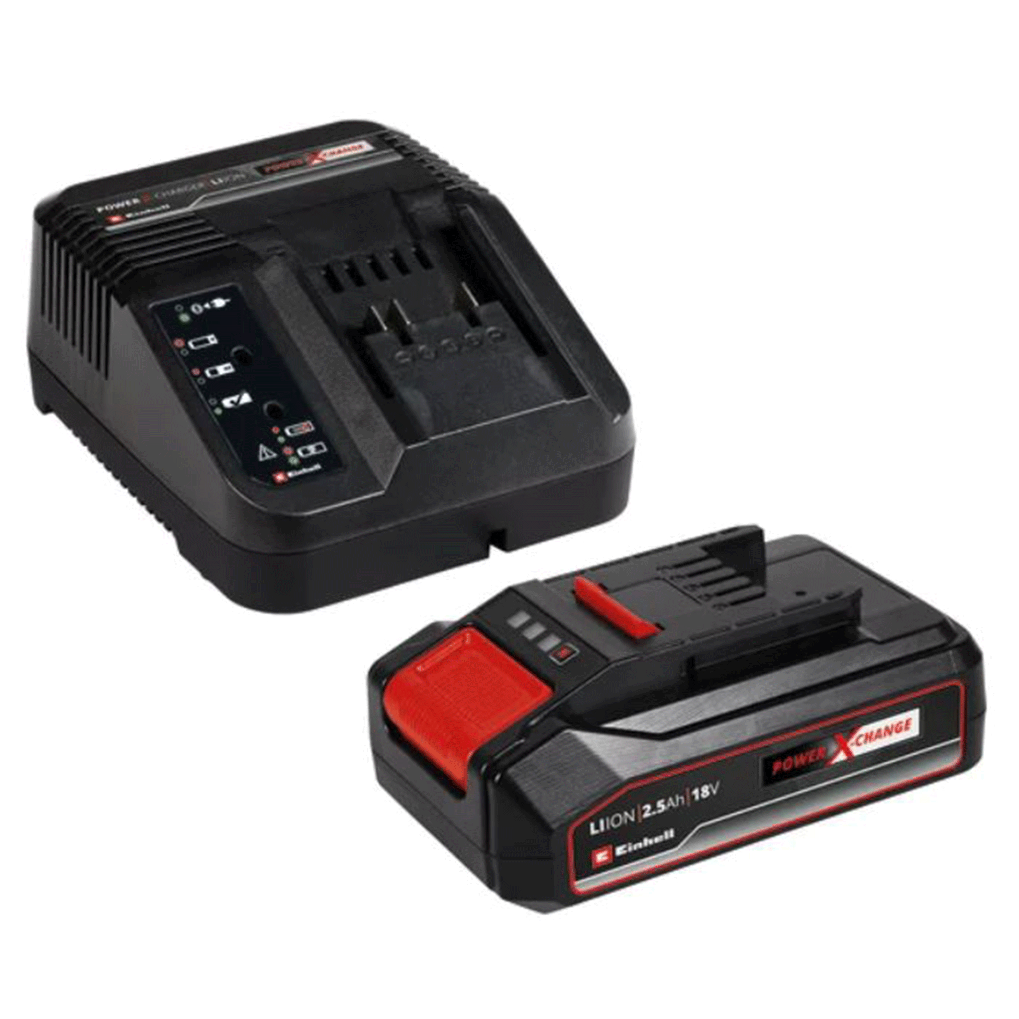 Einhell 18V Power X-Change 2.5Ah Battery and Charger Starter Set