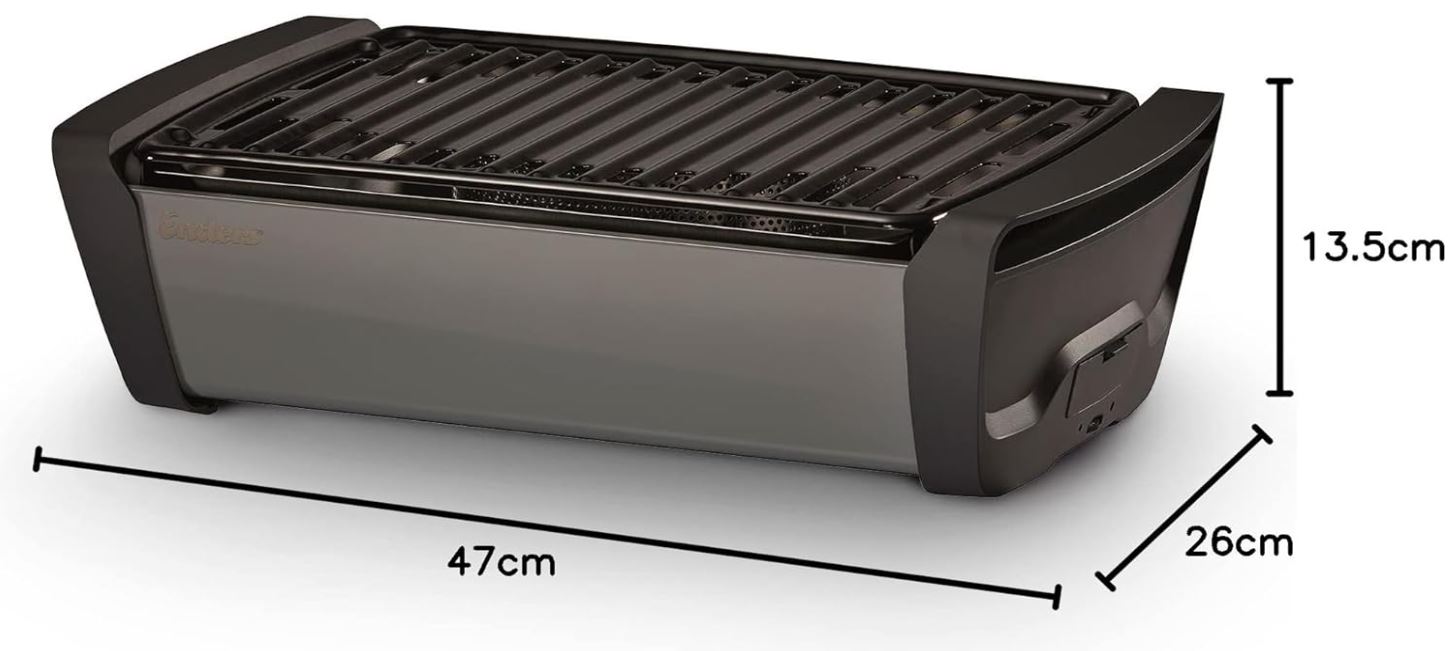Enders Aurora Portable Charcoal BBQ Grey 2