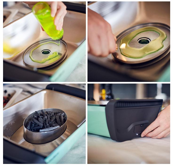 Enders Aurora Portable Charcoal BBQ Grey 4