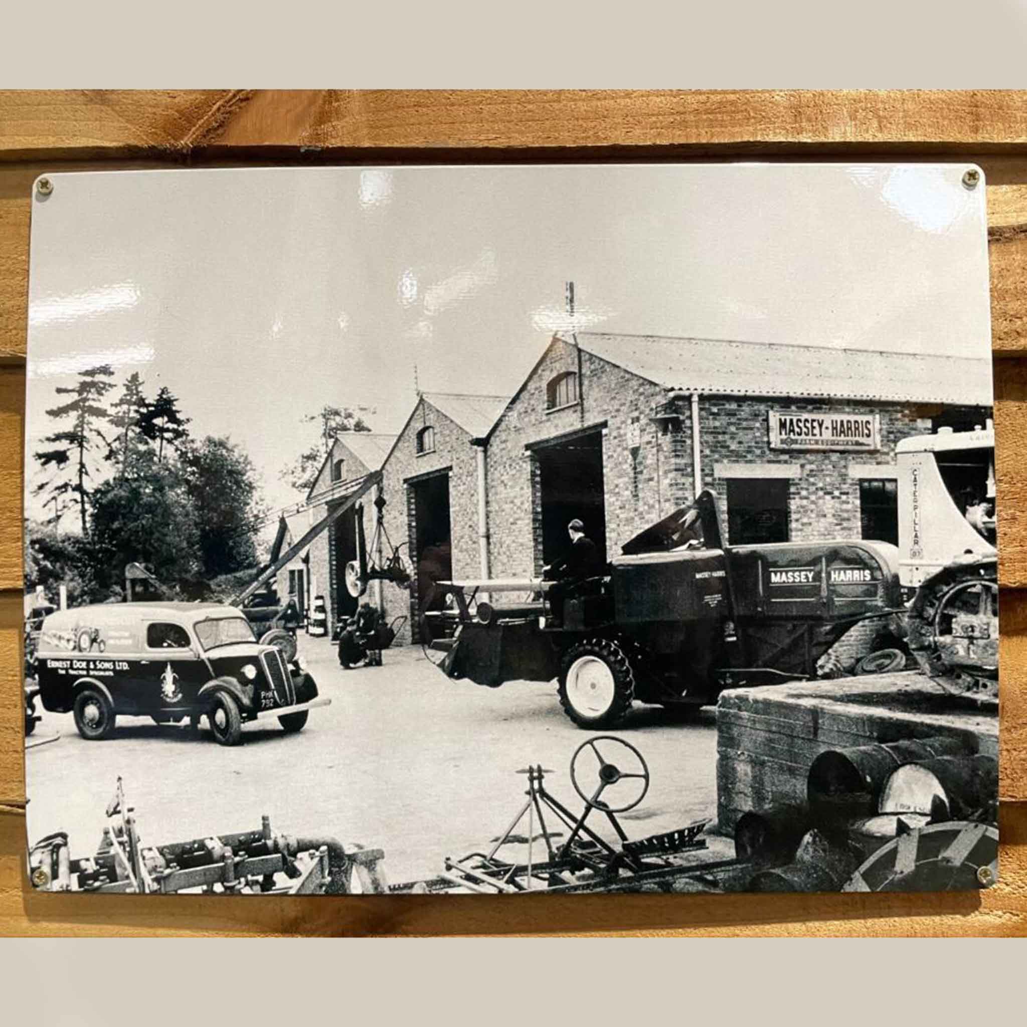 Ernest Doe Vintage Fyfield Branch Large Metal Sign 30x40cm