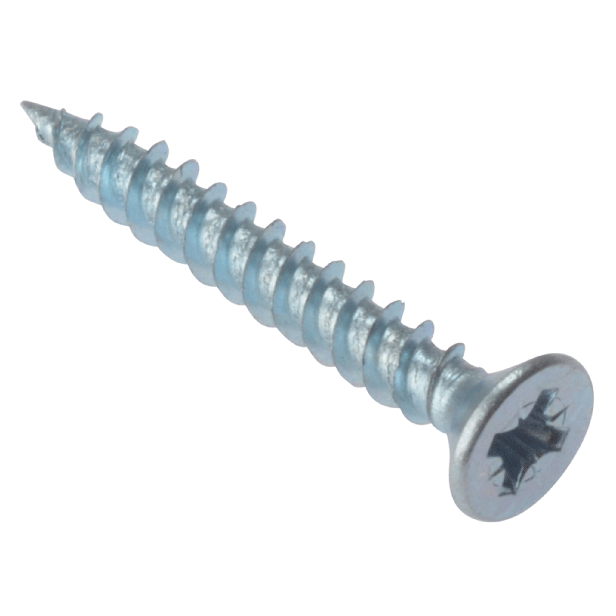 F&F Screw Csk ZP 3x12" - Box of One Hundred