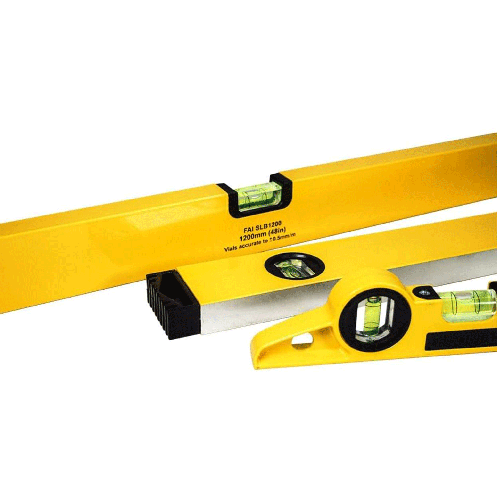 Faithfull Box Section Spirit Levels 3 Piece Set