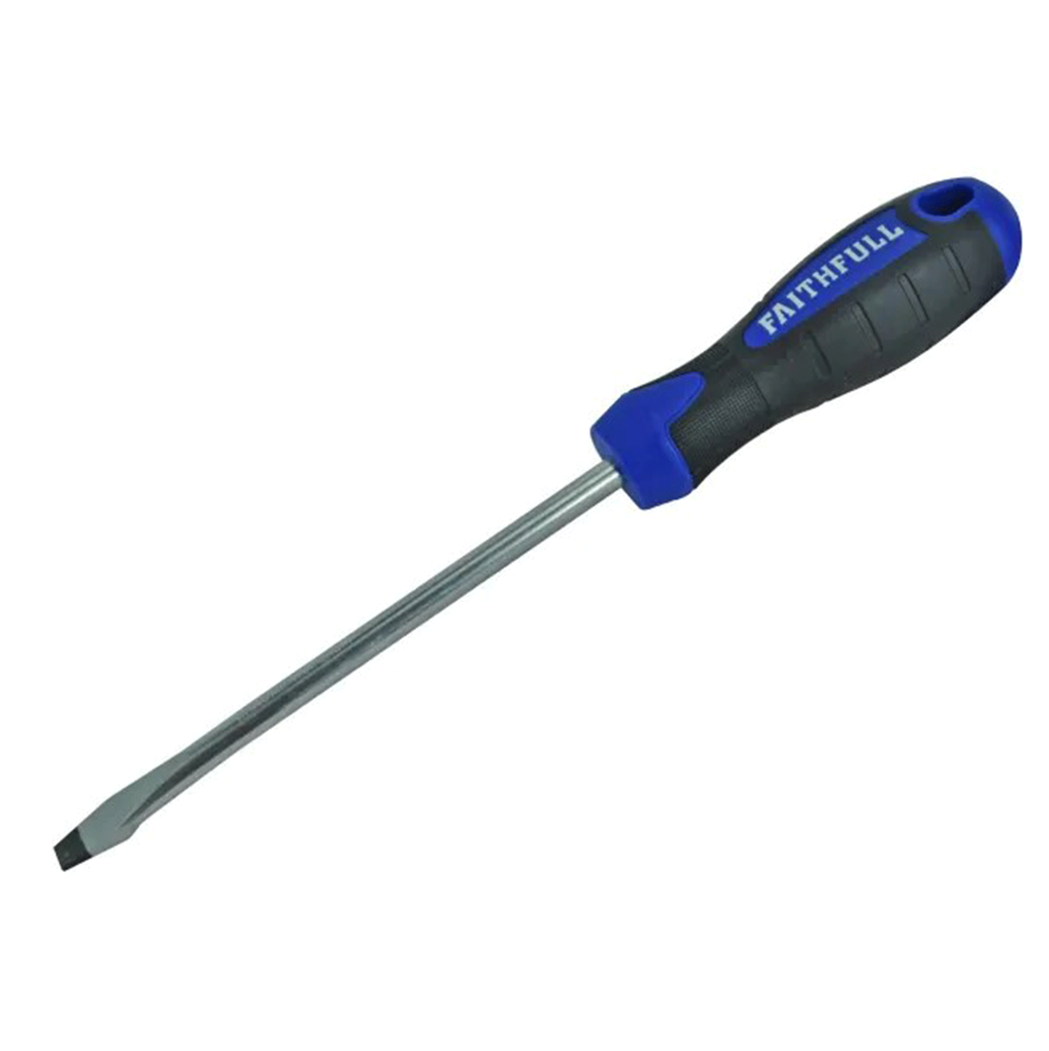 Faithfull Tools Soft Grip Screwdriver Flared Slotted Tip 8x150mm