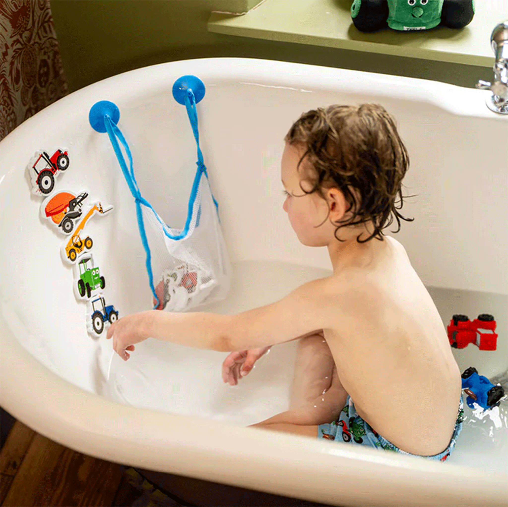 Tractor Ted Farm Machine Bath Stickers