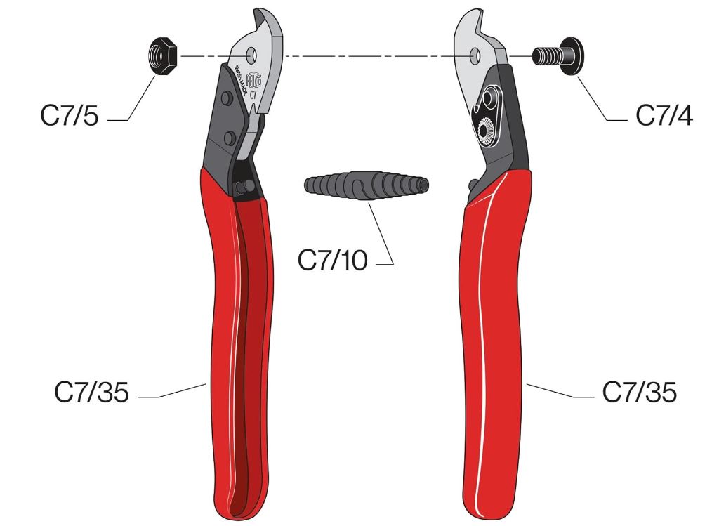 Felco C7 cable cutter 3